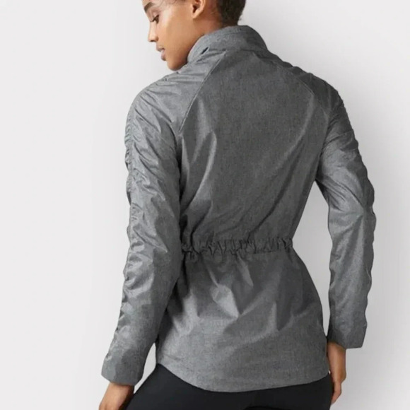 Fabletics Danielle Tie Waist Quarter Zip Jacket Size Medium - Picture 2 of 10